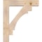 Ekena Millwork Merced Block Smooth Bracket w/ Offset Brace, Douglas Fir, 7 1/2"W x 34"D x 40"H BKT0806X34X40MRC05SDF - alternate 3